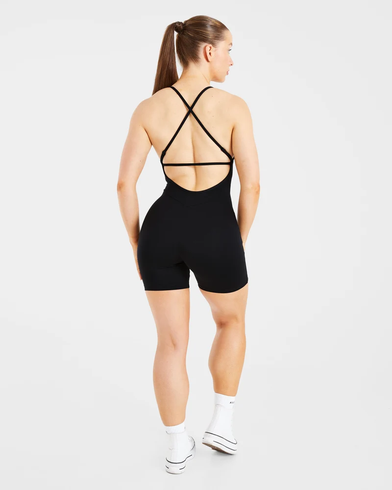 Sculpt Backless All In One - Noir