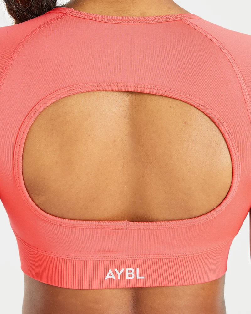 Adapt Seamless Crop Top - Summer Pêche