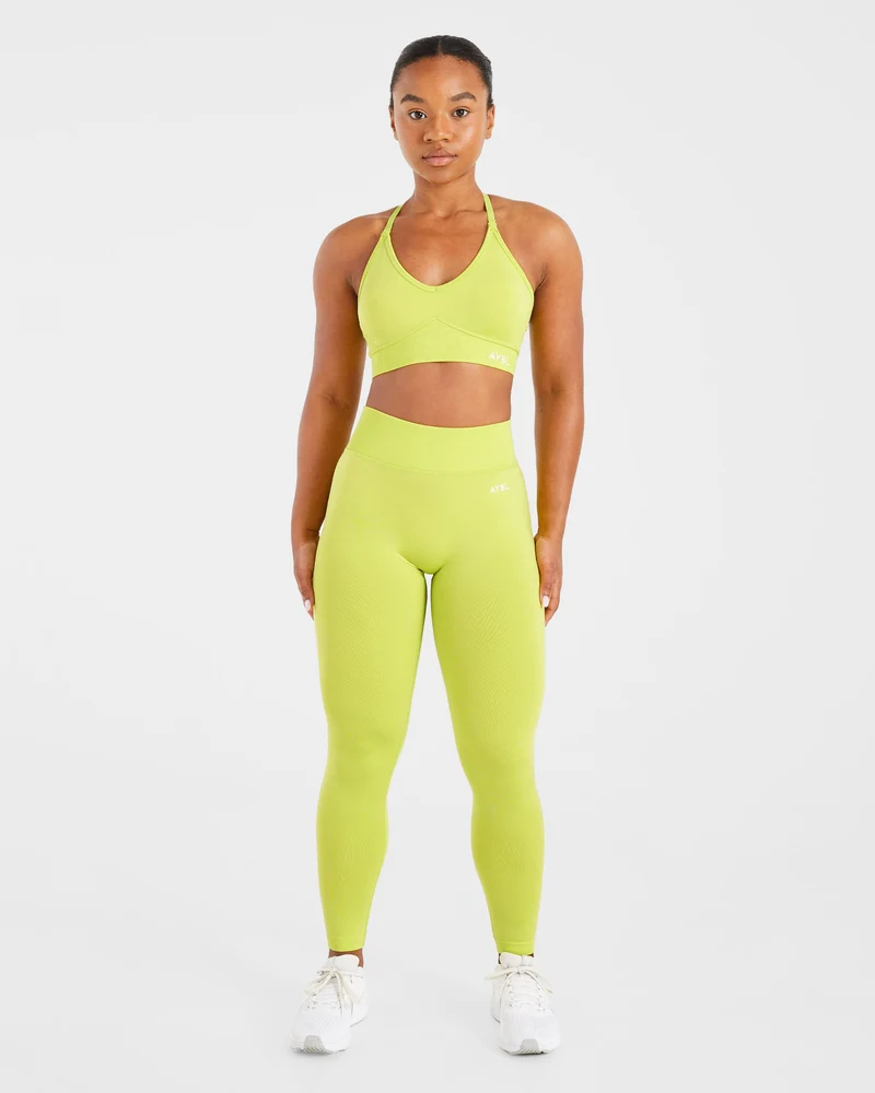 Adapt Seamless Sports Bra - Lime Vert