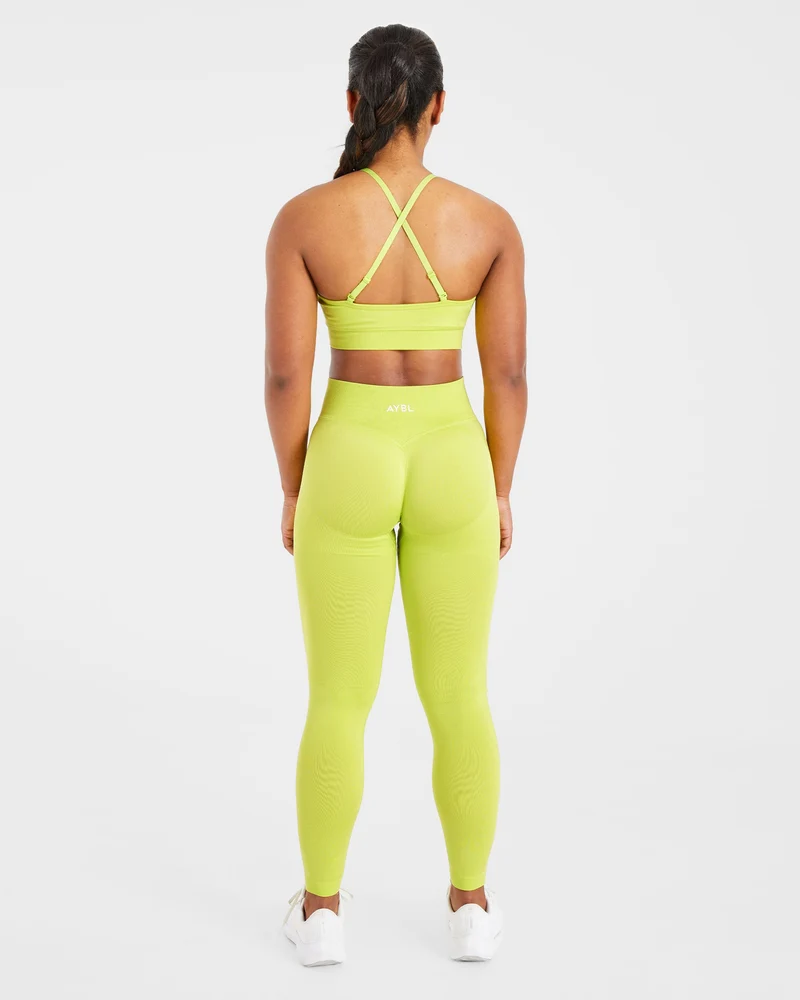 Adapt Seamless Sports Bra - Lime Vert
