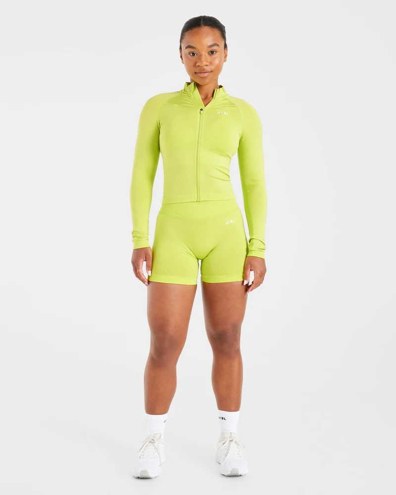 Adapt Seamless Jacket - Lime Vert