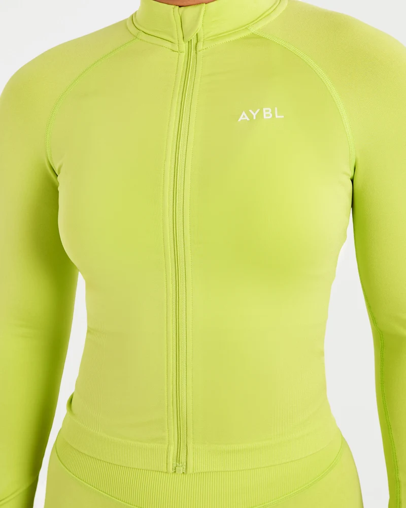 Adapt Seamless Jacket - Lime Vert