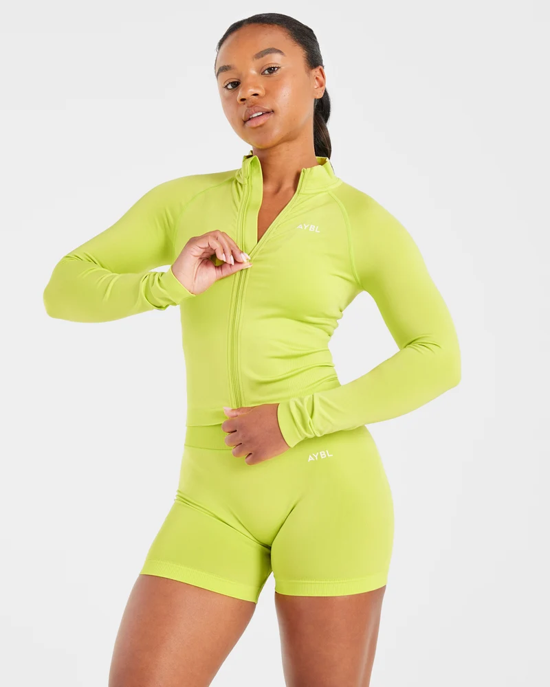 Adapt Seamless Jacket - Lime Vert
