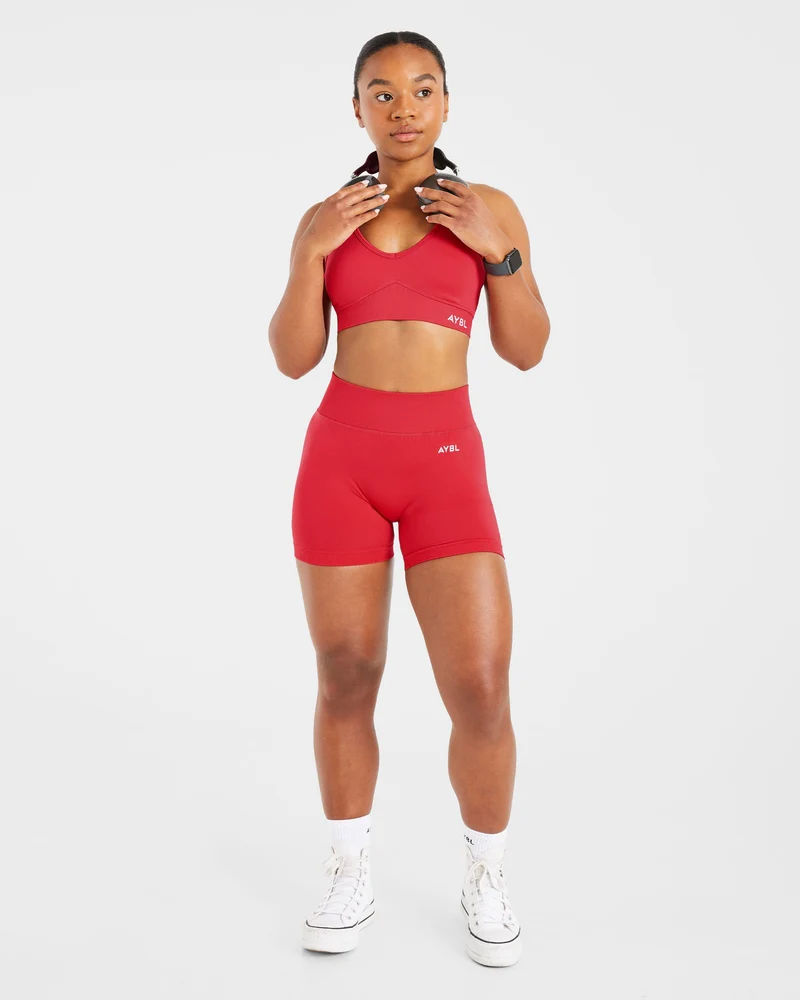 Adapt Seamless Sports Bra - Salsa Rouge