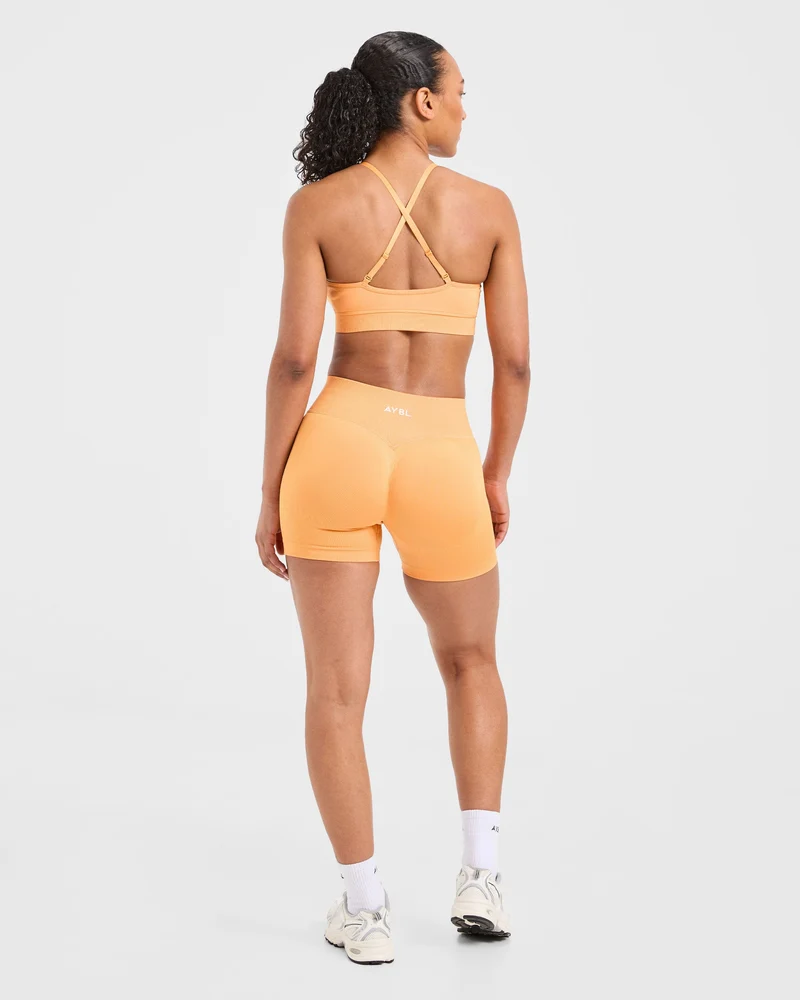 Adapt Seamless Sports Bra - Bright Orange