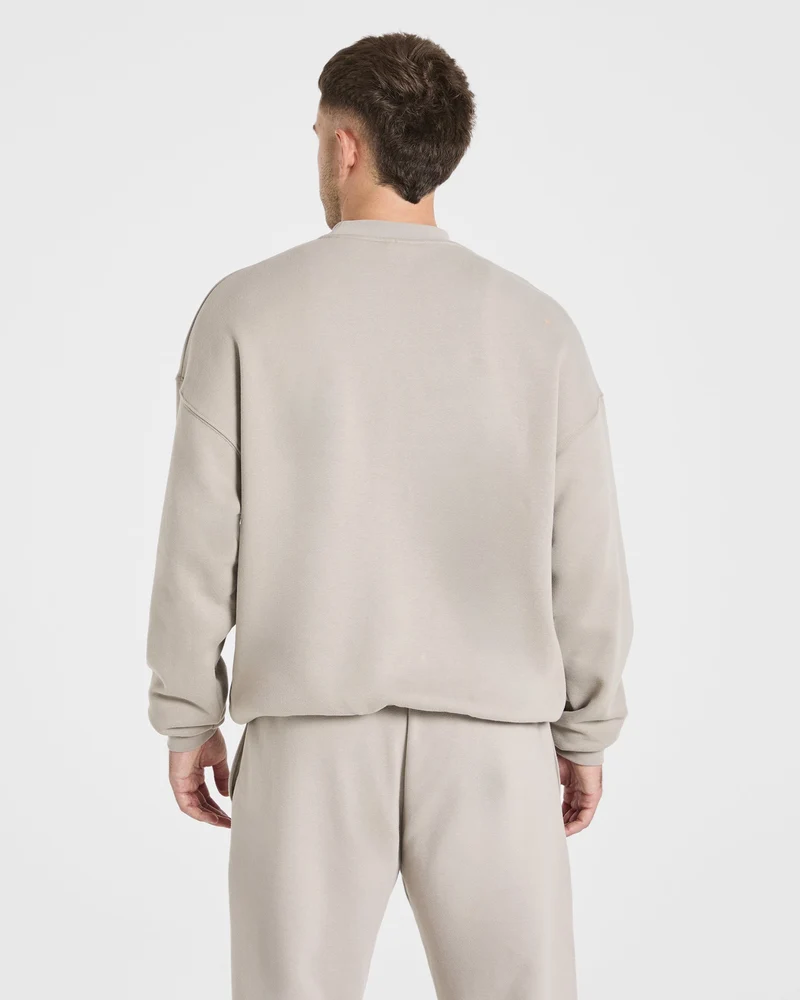 Essential Oversized Sweater - Stone