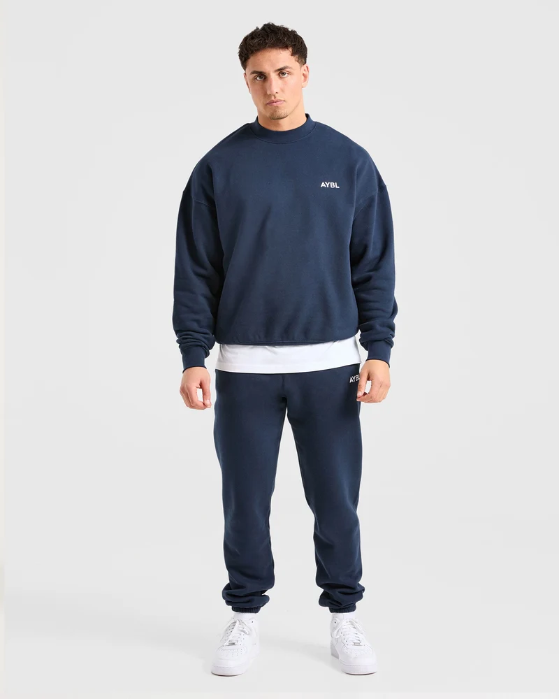 Essential Oversized Sweater - Navy