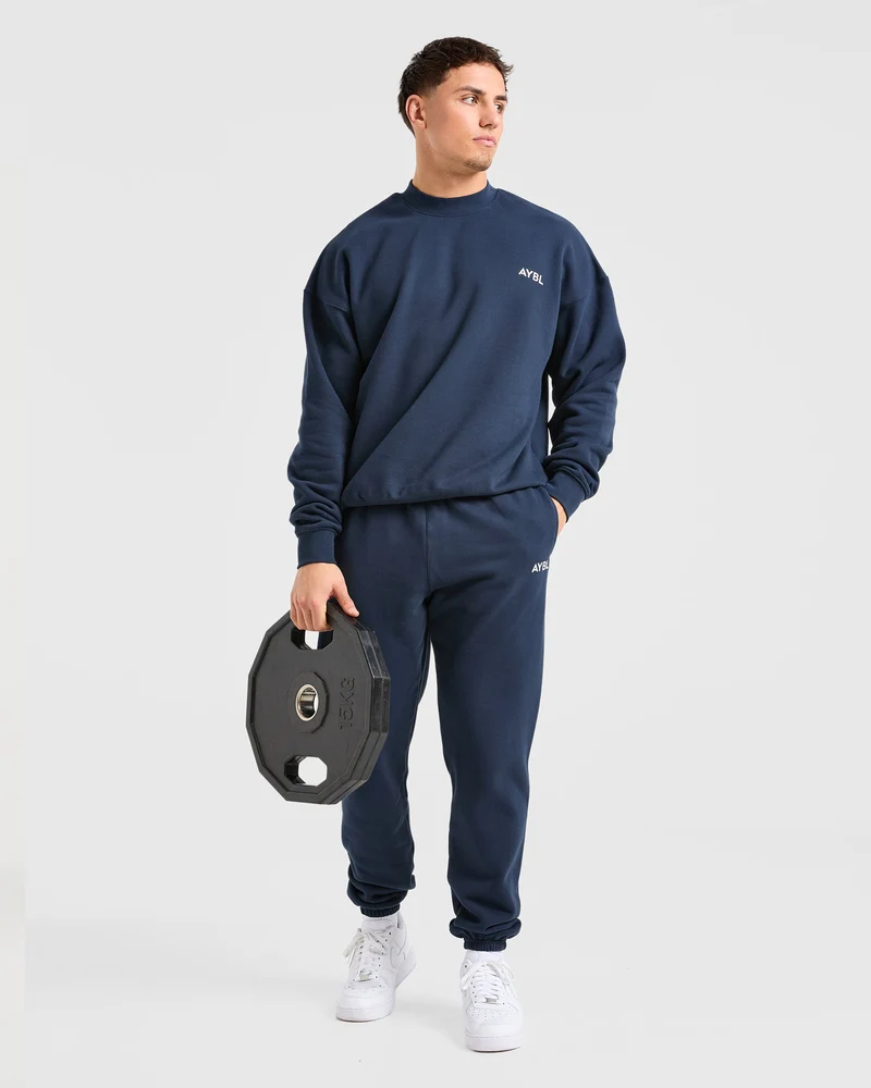 Essential Oversized Sweater - Navy