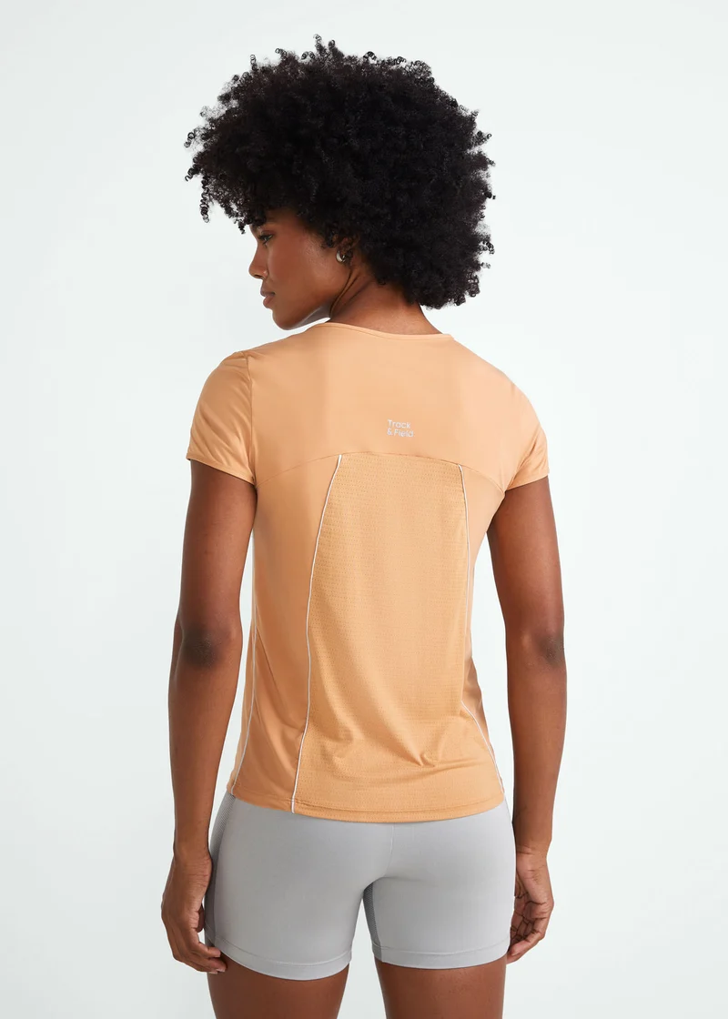 T-shirt Mulher Manga Curta Silver