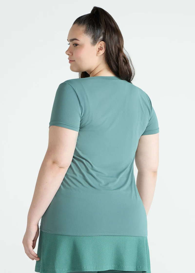 T-Shirt Mulher Manga Curta Thermodry Reflexos
