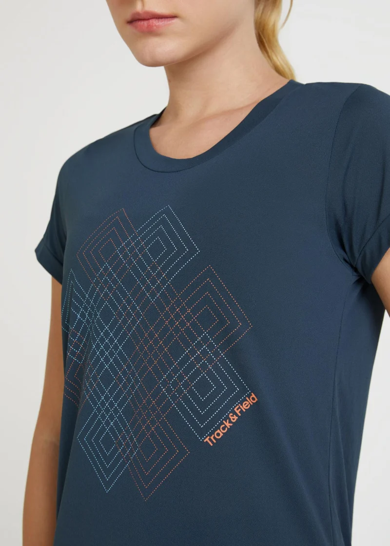T-shirt Mulher Manga Curta Thermodry Trama