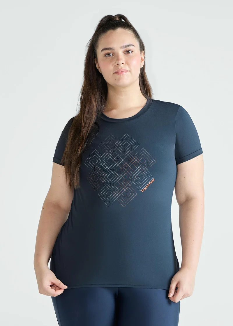T-shirt Mulher Manga Curta Thermodry Trama