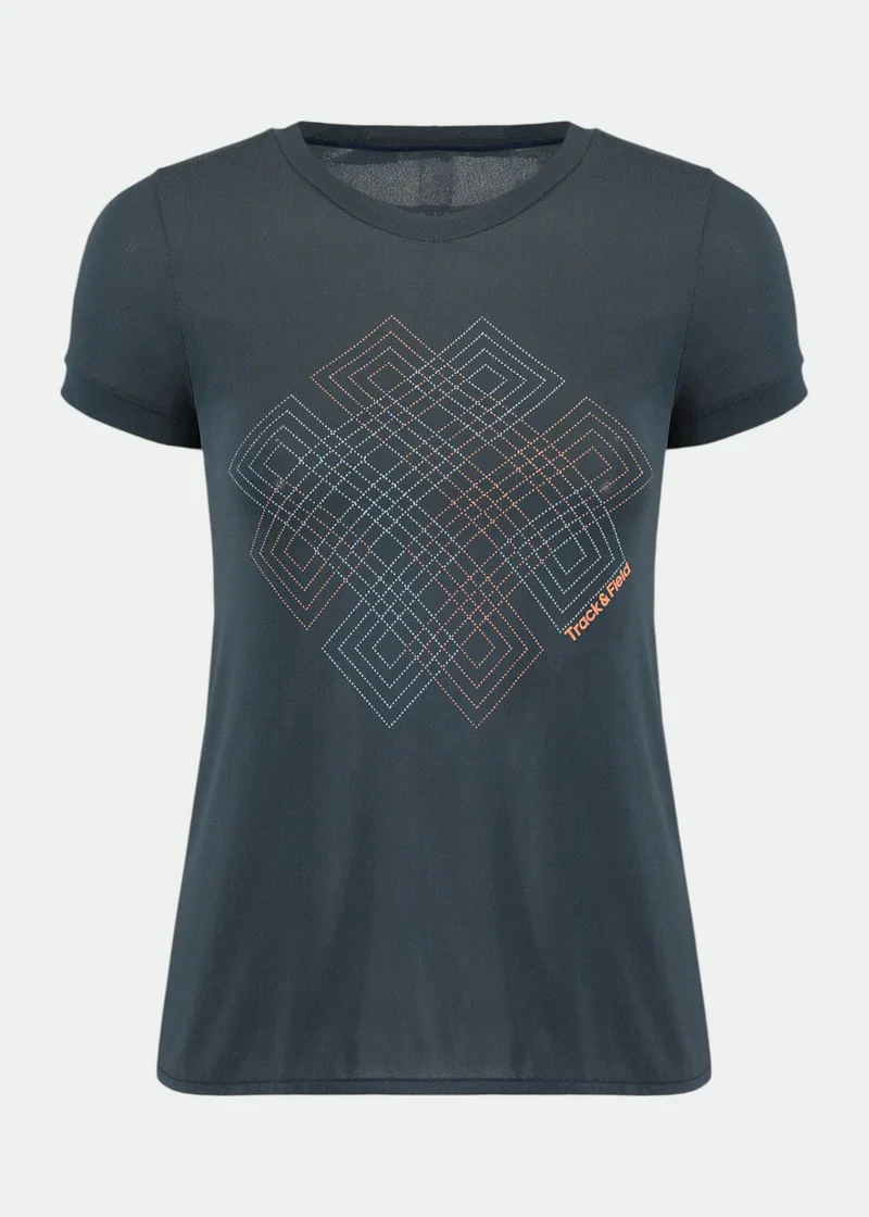 T-shirt Mulher Manga Curta Thermodry Trama