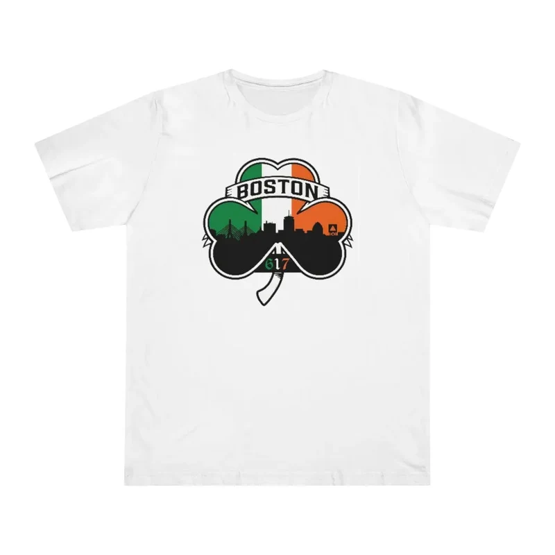 Irish Boston Massachusetts 617 T-shirt