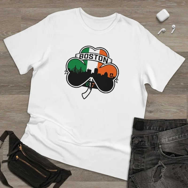Irish Boston Massachusetts 617 T-shirt