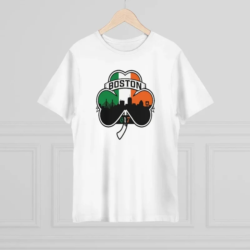 Irish Boston Massachusetts 617 T-shirt