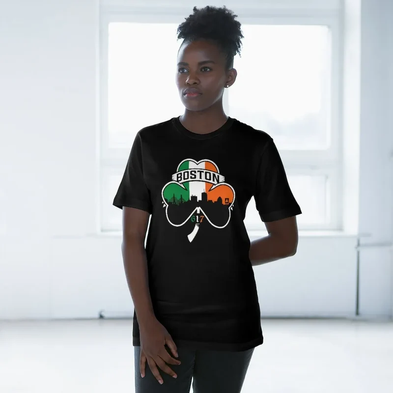 Irish Boston Massachusetts 617 T-shirt