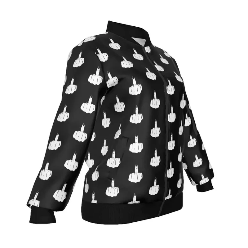 Kiss My Middle Finger Women's Jacket