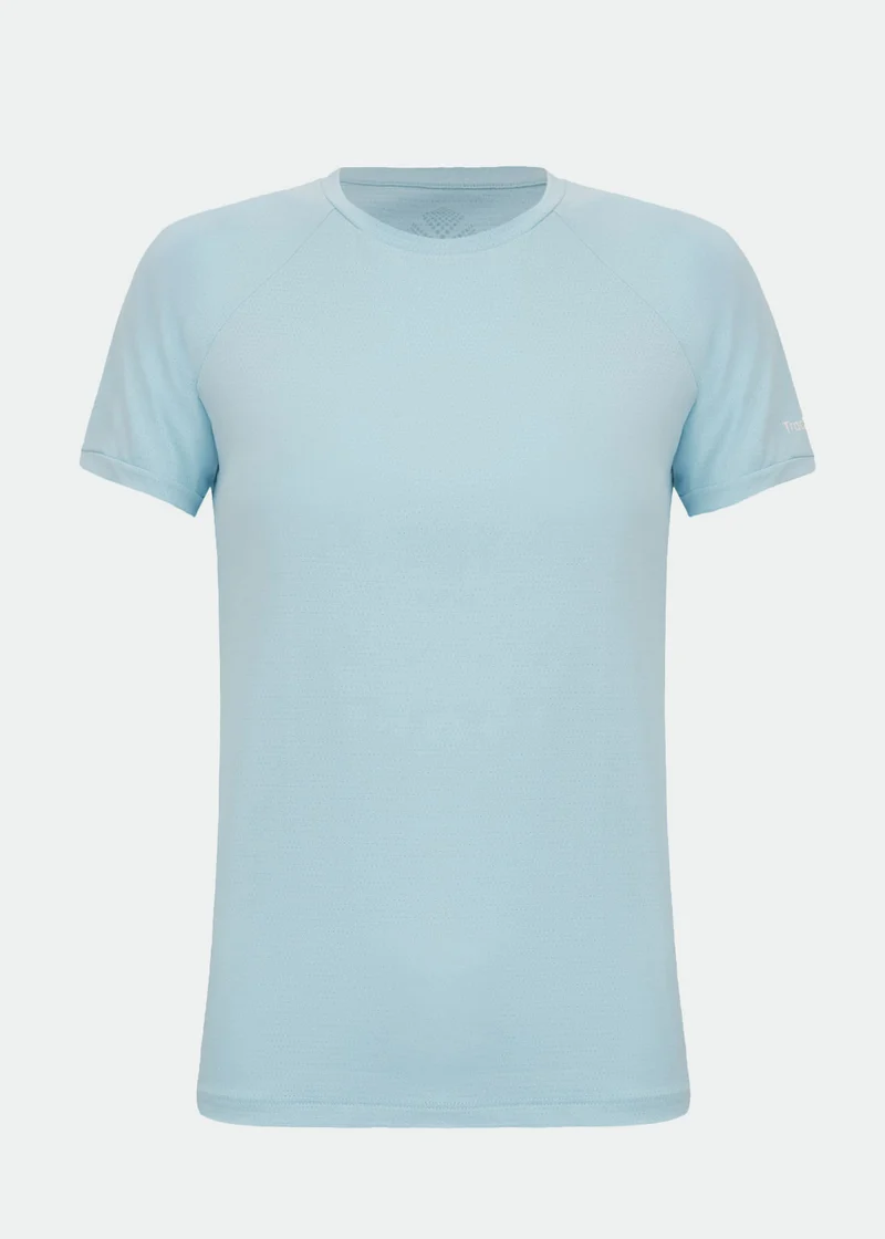 T-shirt Mulher Manga Curta Uv Mesh