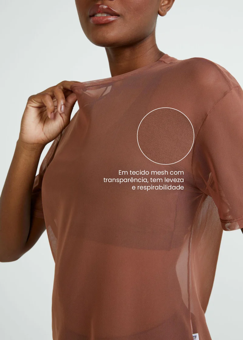 T-shirt Mulher Manga Curta Vessel