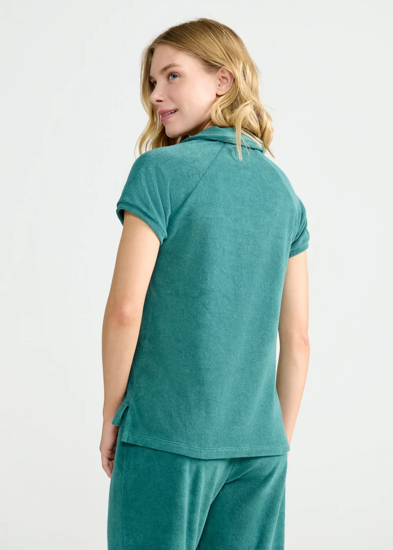 T-shirt Mulher Polo Atoalhada Free