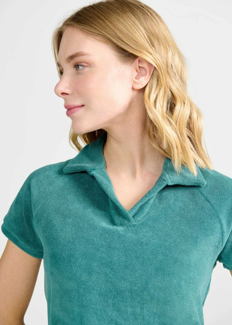 T-shirt Mulher Polo Atoalhada Free