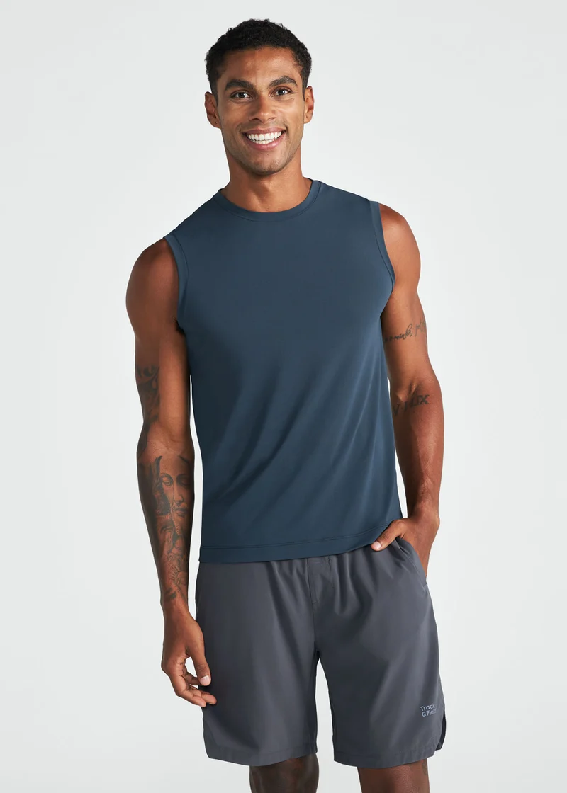 T-Shirt Homem Sem Manga Run