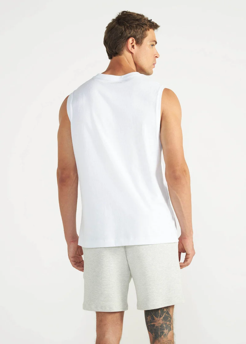 T-shirt Sem Manga Homem Básica