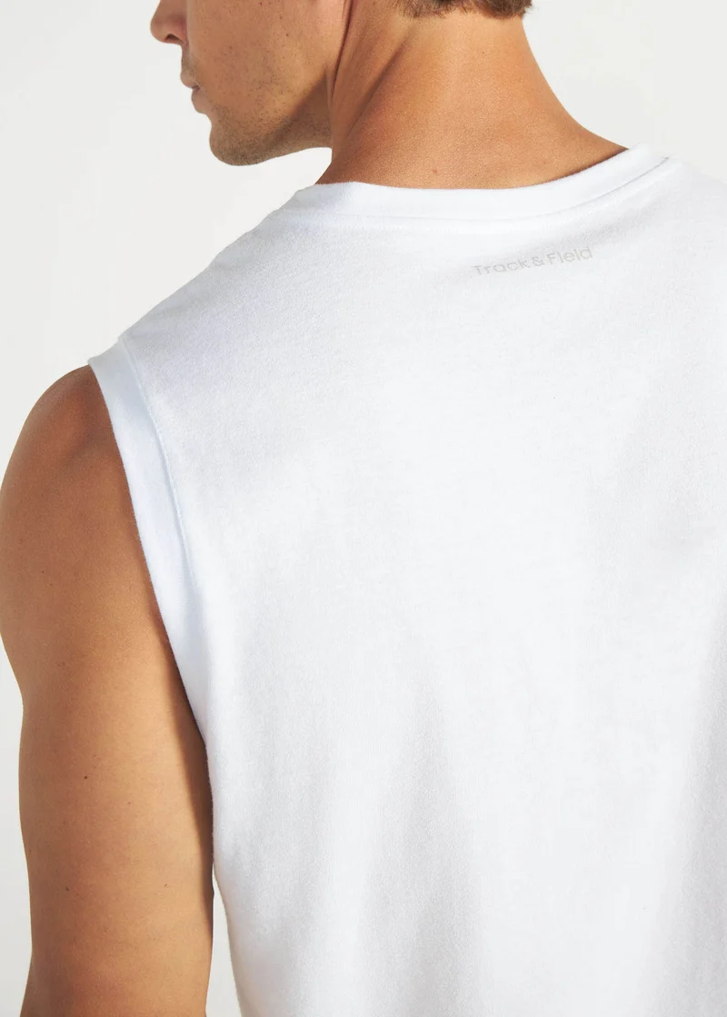 T-shirt Sem Manga Homem Básica