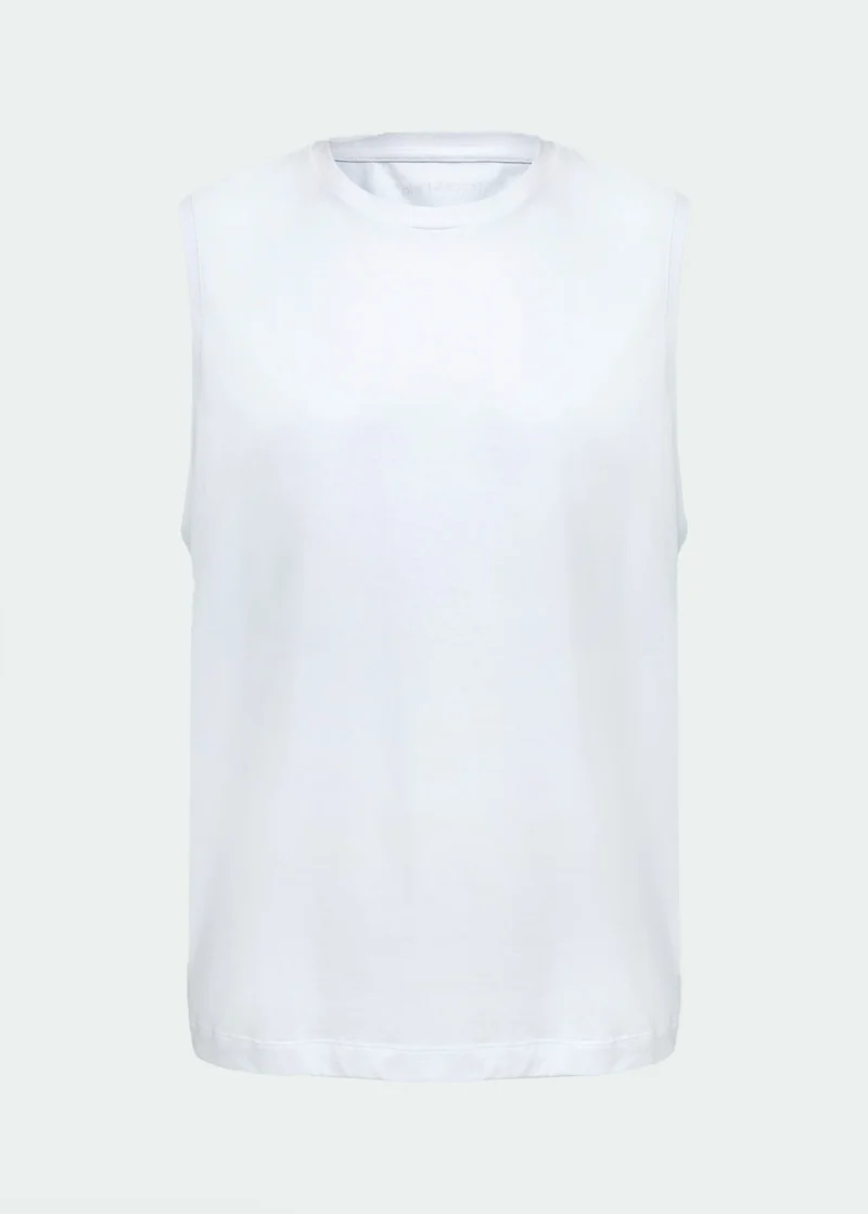 T-shirt Sem Manga Homem Básica