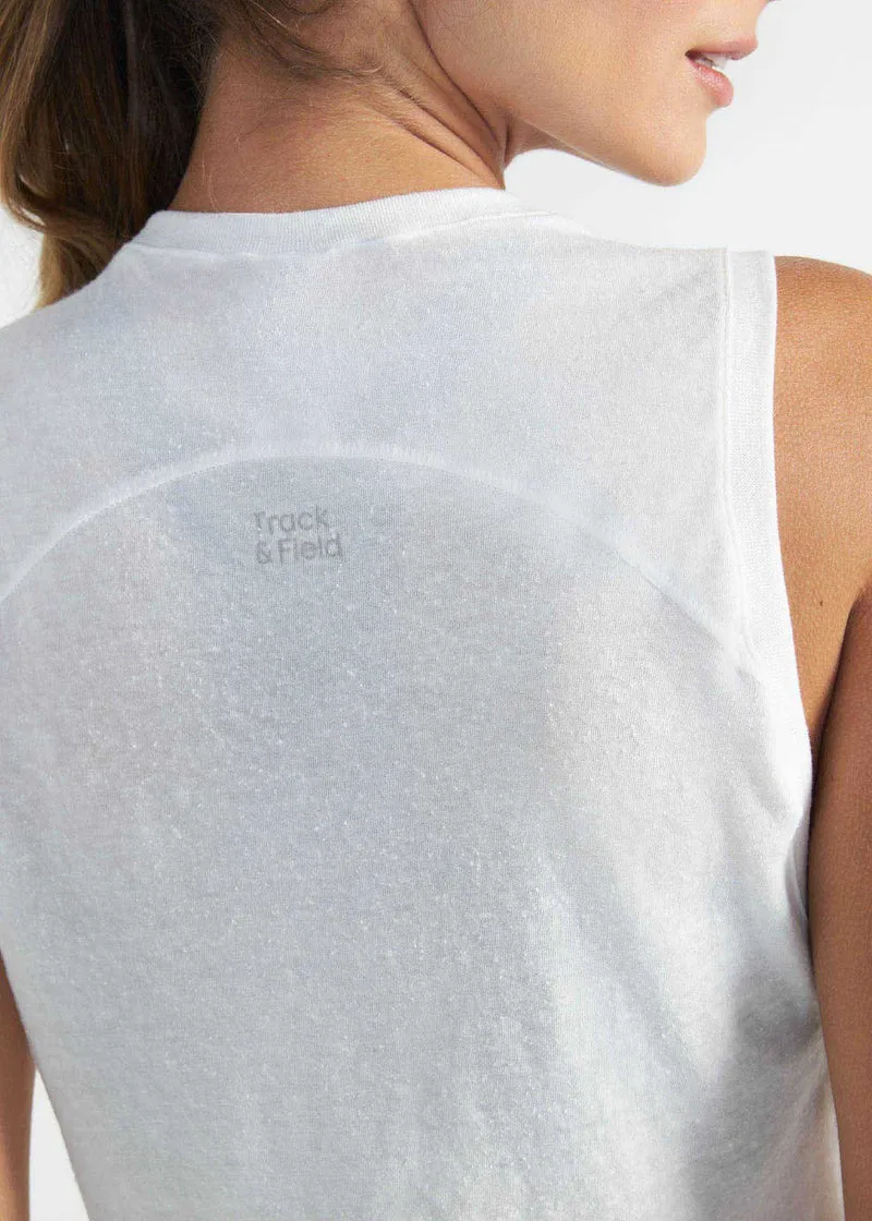 T-Shirt Mulher Sem Manga Cropped