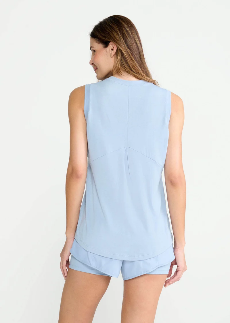 T-Shirt Mulher Sem Manga Soft