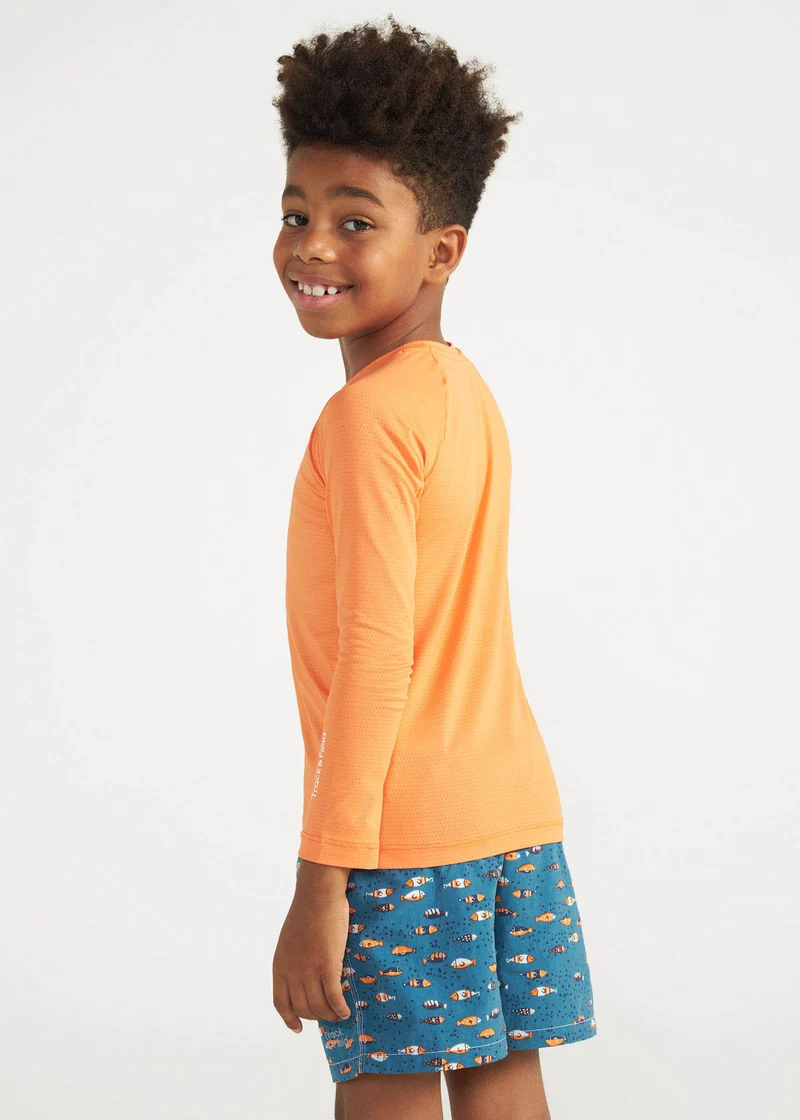 T-shirt Infantil Unissex Manga Longa Uv Mesh