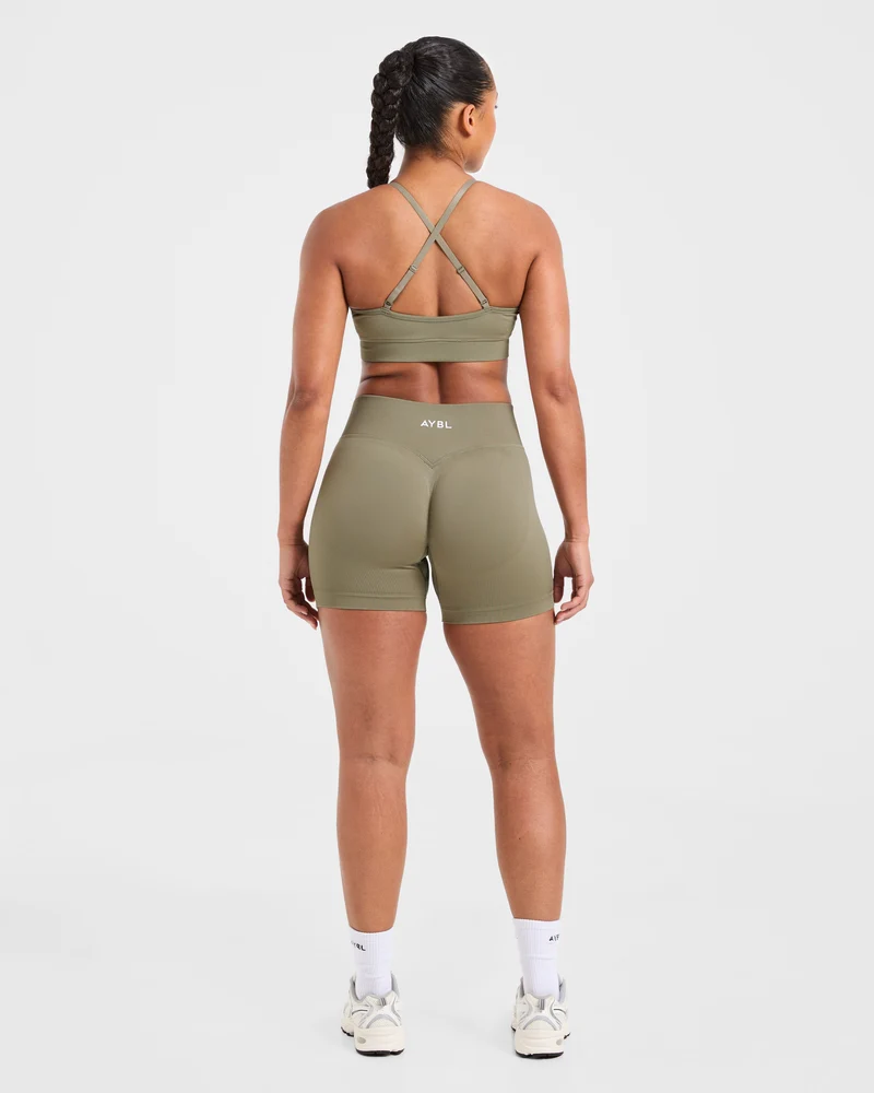 Adapt Seamless Sports Bra - Muted Olive