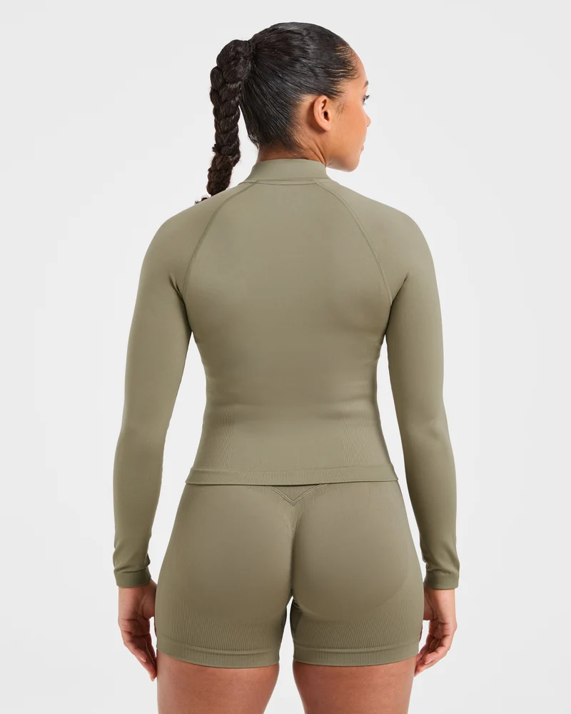 Adapt Seamless Jacket - Muted Olive