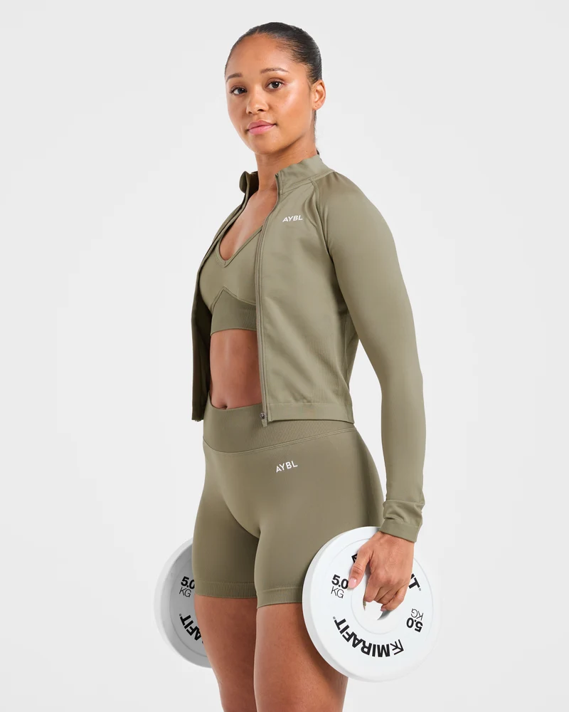 Adapt Seamless Jacket - Muted Olive