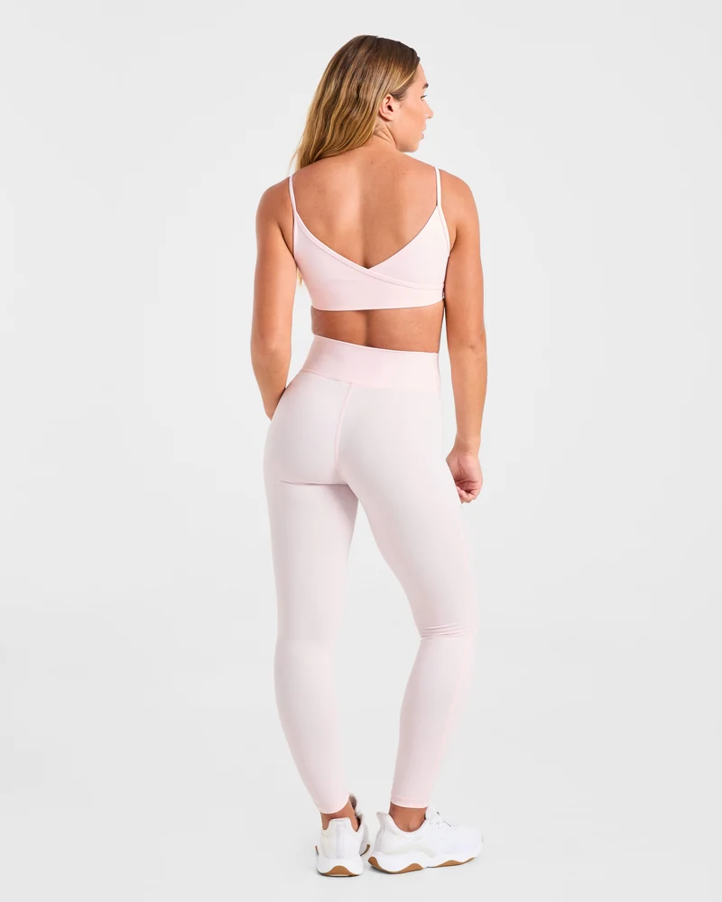 Sculpt Wrap Leggings - Iced Rose