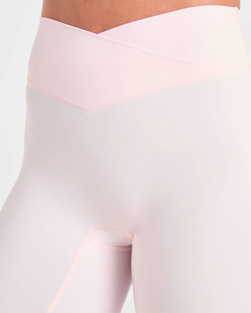 Sculpt Wrap Leggings - Iced Rose