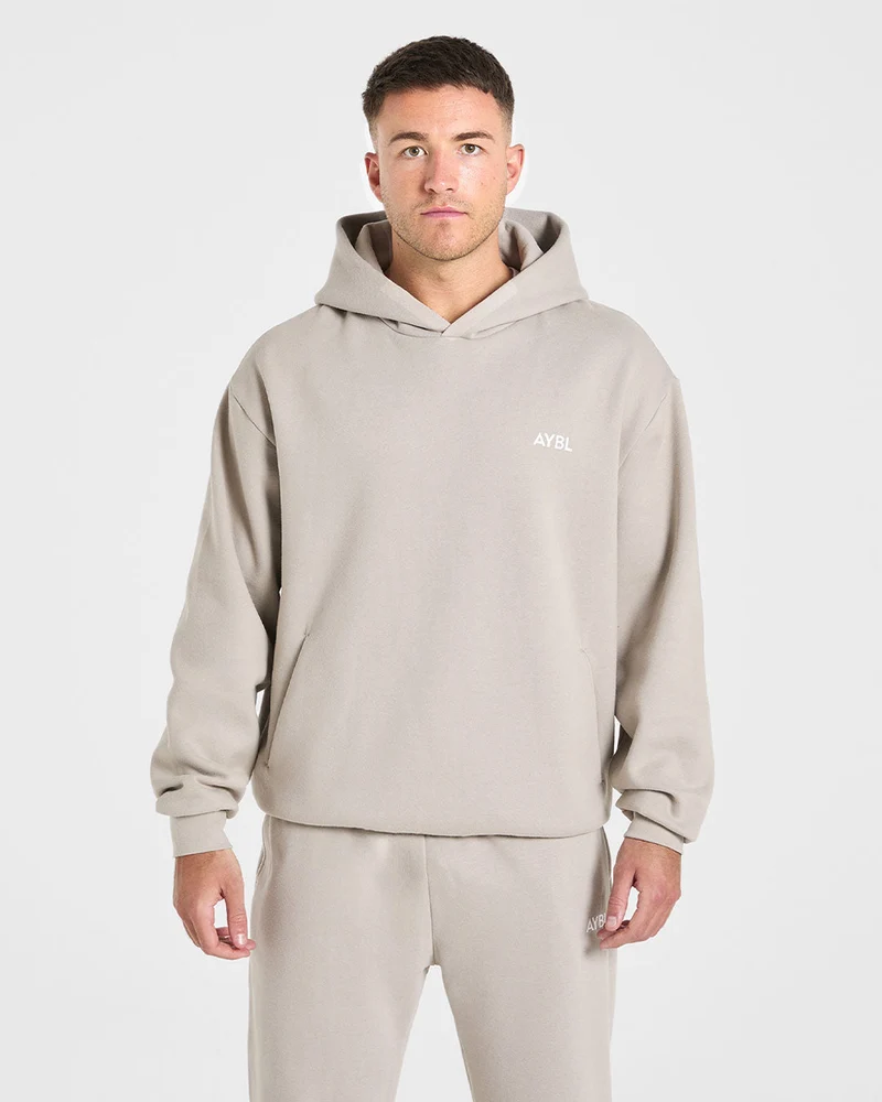 Essential Oversized Hoodie - Stone