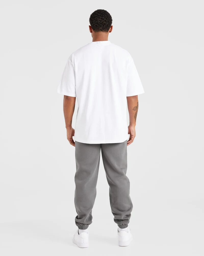 Etched Joggers - Steel Grey