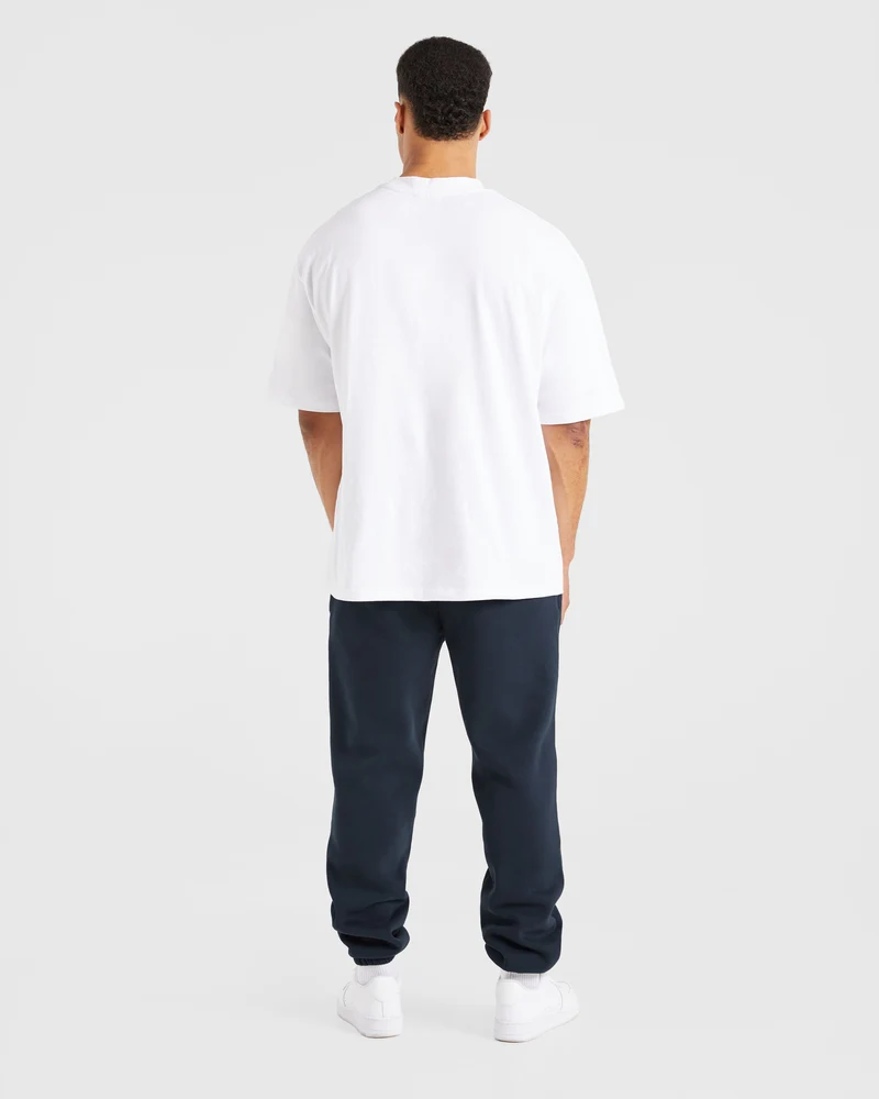 Etched Joggers - Navy