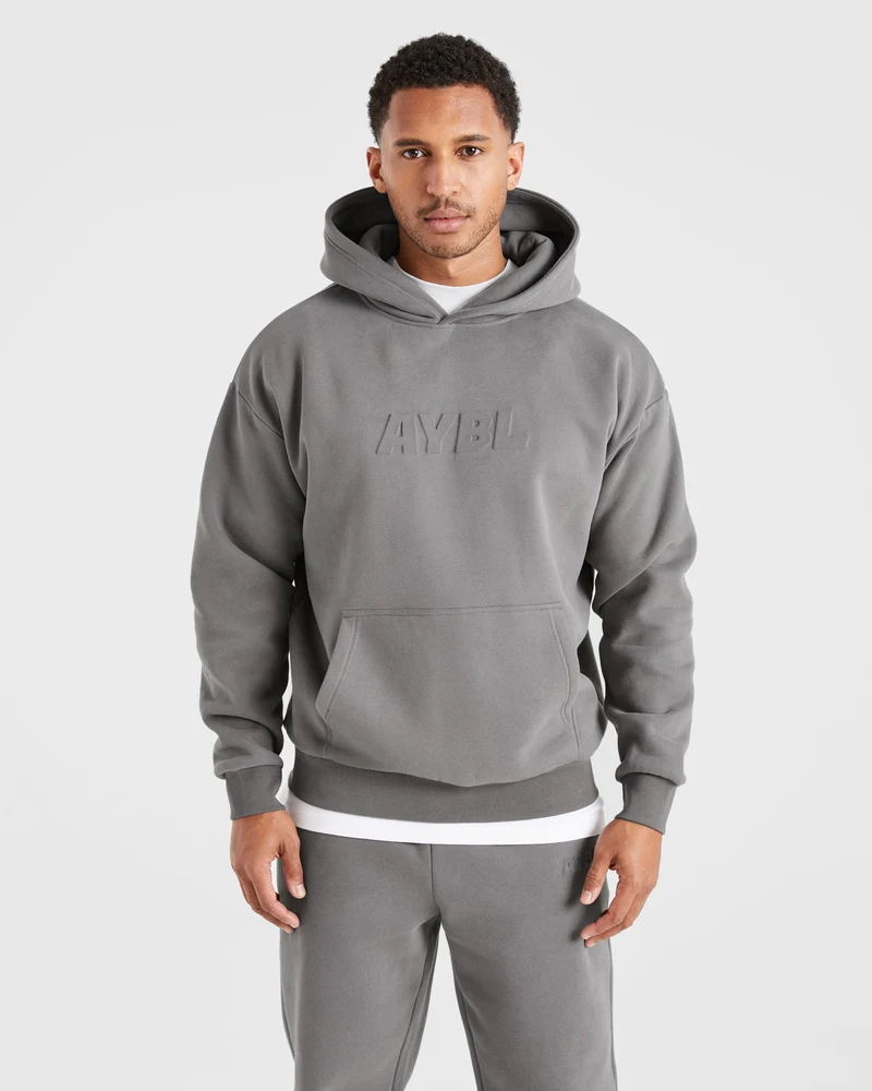 Etched Hoodie - Steel Grey