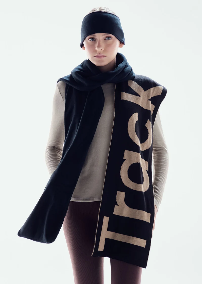Cachecol Jacquard Logo