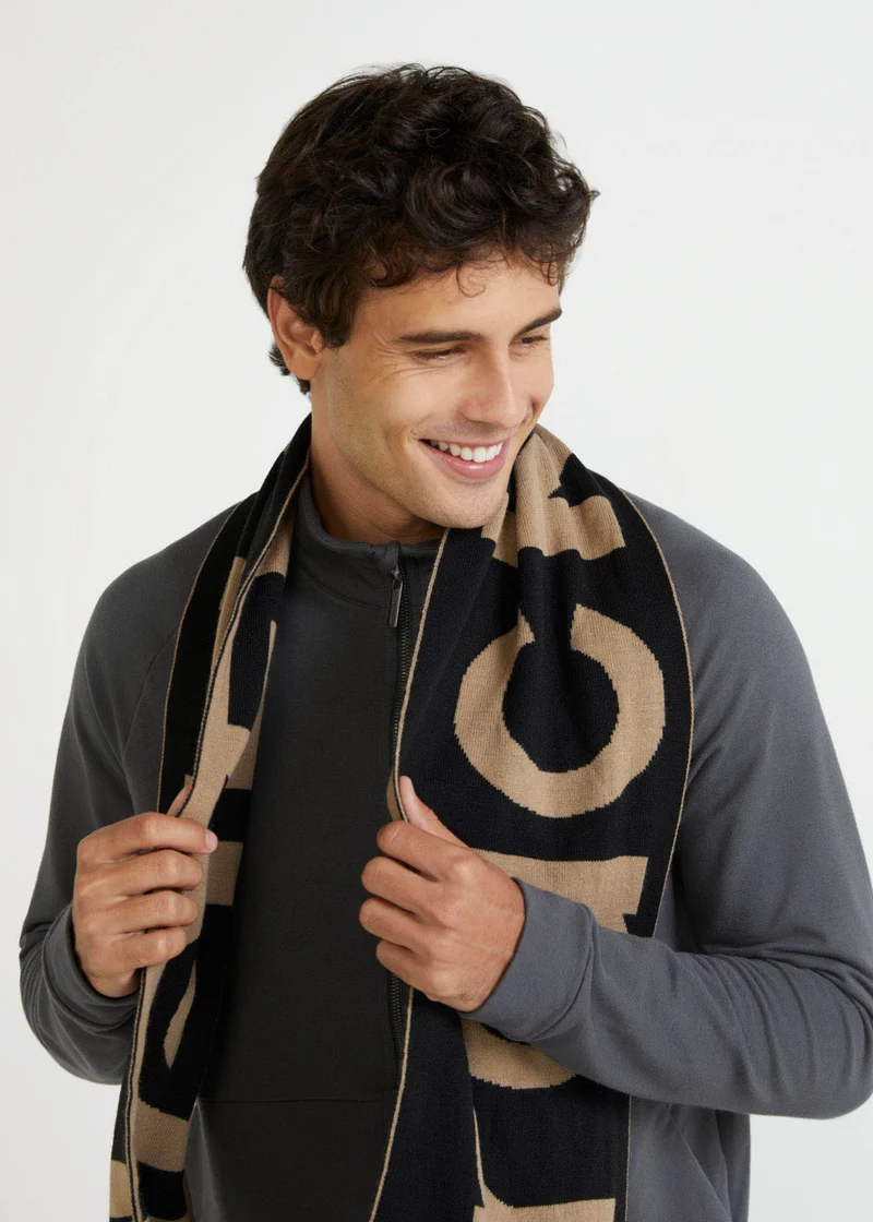Cachecol Jacquard Logo