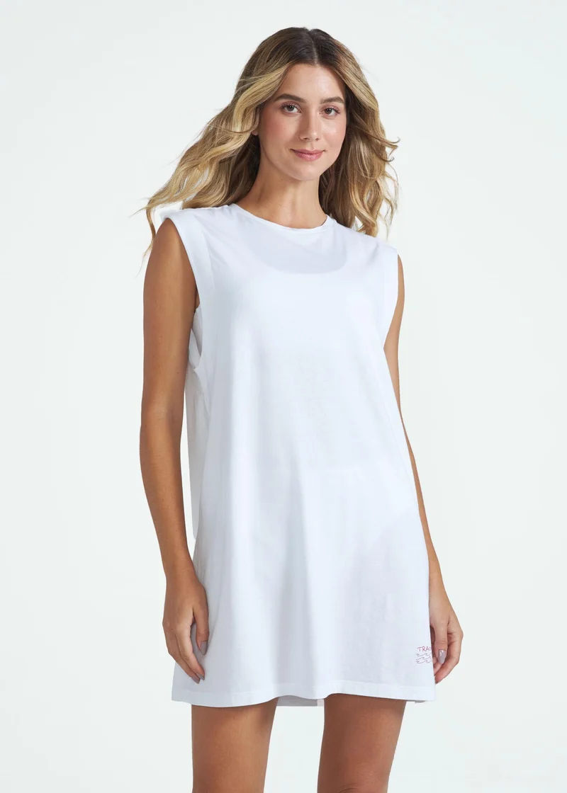 Vestido T-Shirt sem manga Formas