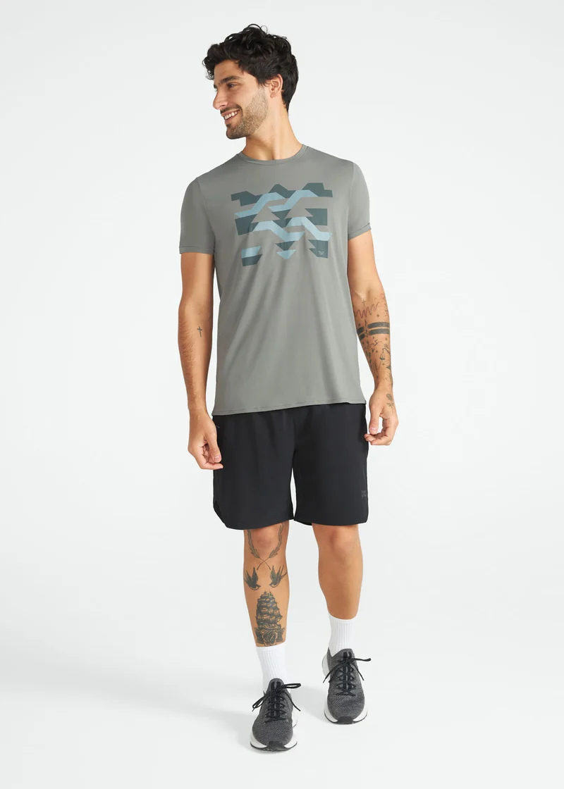 T-Shirt Homem Manga Curta Thermodry Cidade