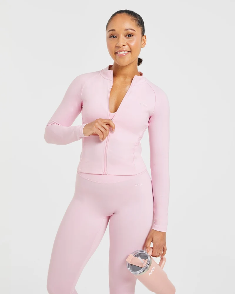 Staple Zip Jacket - Pastel Rose