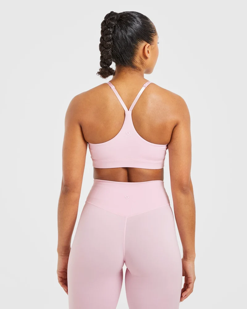 Staple Sports Bra - Pastel Rose