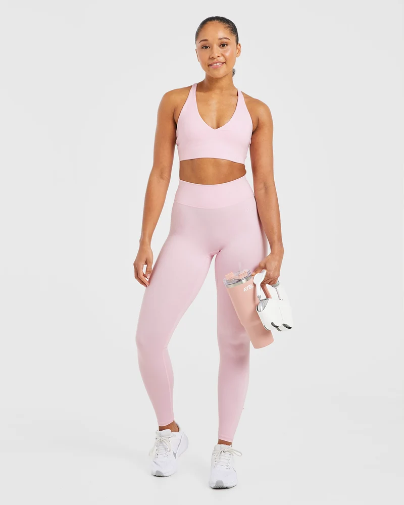 Staple Sports Bra - Pastel Rose