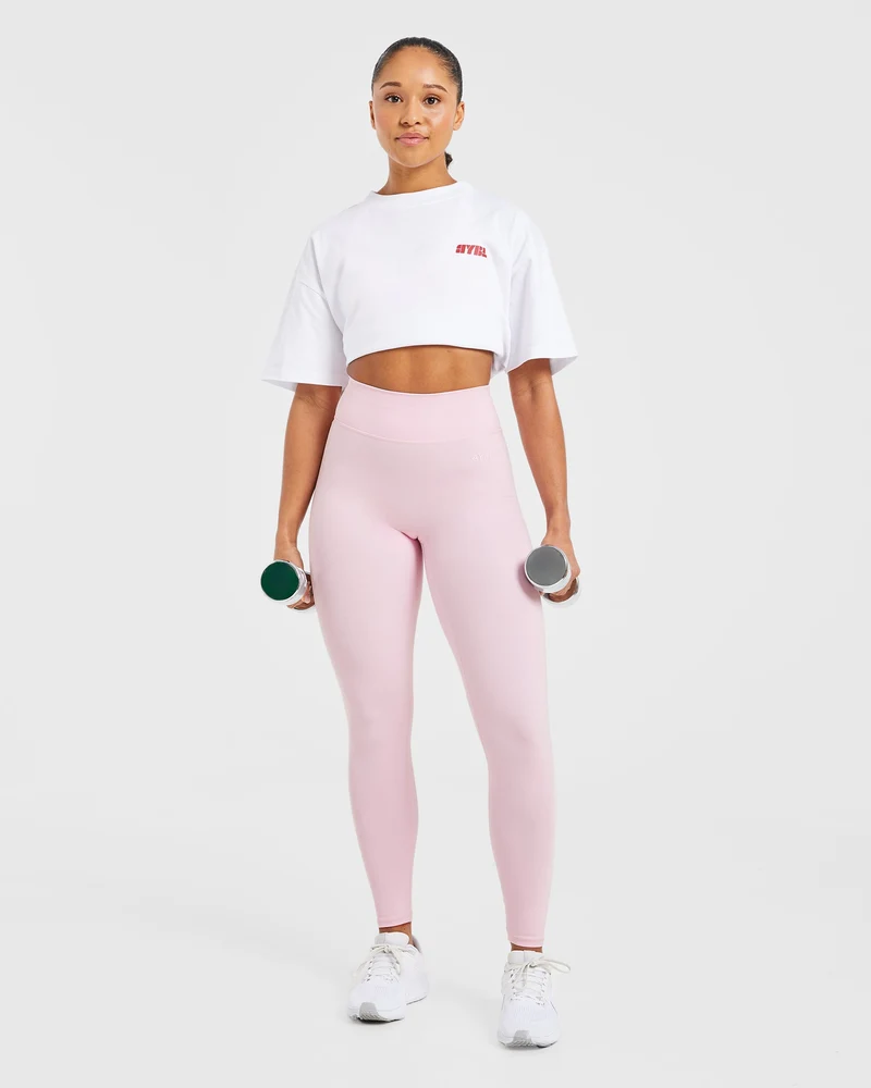Staple Leggings - Pastel Rose